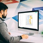 a developer creates a stacked bar chart with FusionCharts